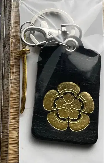 오다 노부나가 소가죽 키링 오다 목과문 삼영걸