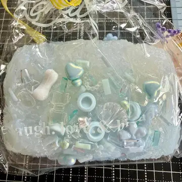 스퀴즈 핸드메이드용 블루 계열 부품 세트