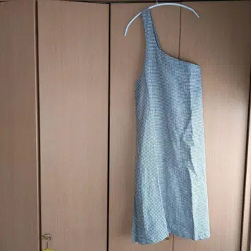 네스트로브 체크 무늬 점퍼 스커트