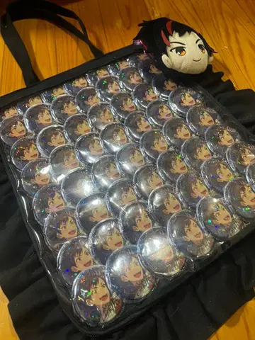 앙스타 나구로 테토라 이타백 캔뱃지 세트 파우치 포함