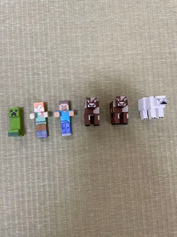 Minecraft 나란히 서는 녀석들. 6개 세트