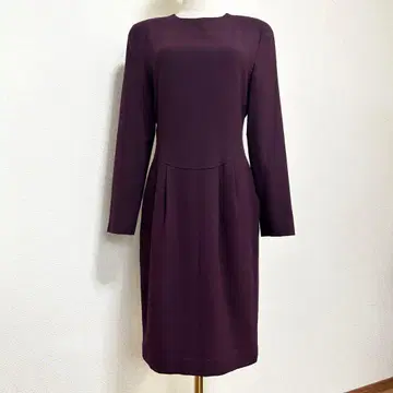 D296 새상품급 USA제 브룩스브라더스 울 원피스 6 보르도