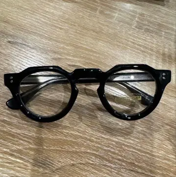Mal. 블랙 팔각형 프레임 안경
