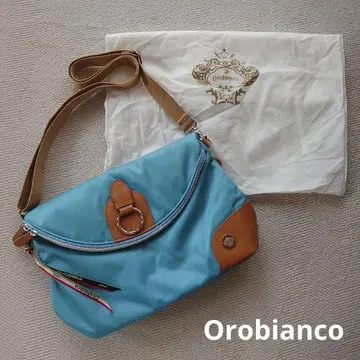 [레어]Orobianco 스카이블루 숄더백 오로비안코 Italia