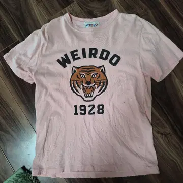 WEIRDO T셔츠 1928 타이거 핑크