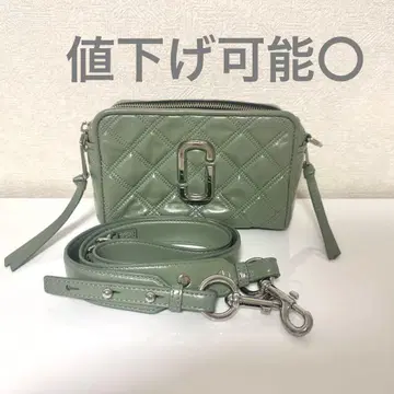 MARC JACOBS 민트 그린 퀼팅 숄더백