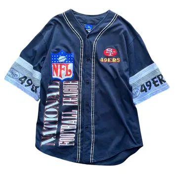 90s NFL 샌프란시스코 포티나이너스 야구 셔츠
