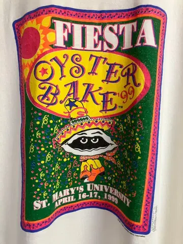 Fiesta Oyster Bake ] 의 1999년 빈티지 T셔츠입니다
