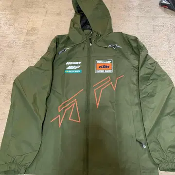 KTM TECH3 후드 부착 윈드브레이커 후드티 L 사이즈