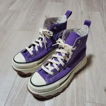 컨버스 올스타 트랙 웨이브 하이 23cm 보라색