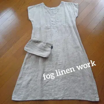 fog linen work 린넨 롱 원피스 파우치