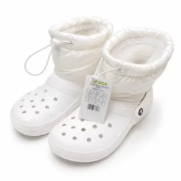 미사용 새상품 Crocs Neo Puff Boot 화이트 25cm
