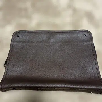 F.CLIO 클러치백 다크 브라운 이탈리아제