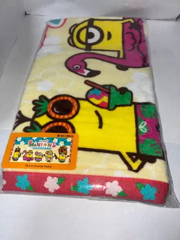 MINIONS 미니언즈 페이스 타월 약 34 x 80cm