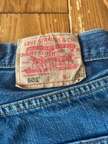 Levi's 501 데님 팬츠 32
