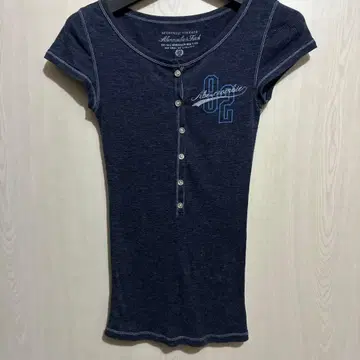 Abercrombie & Fitch 반팔 헨리넥 T셔츠 S 새상품급