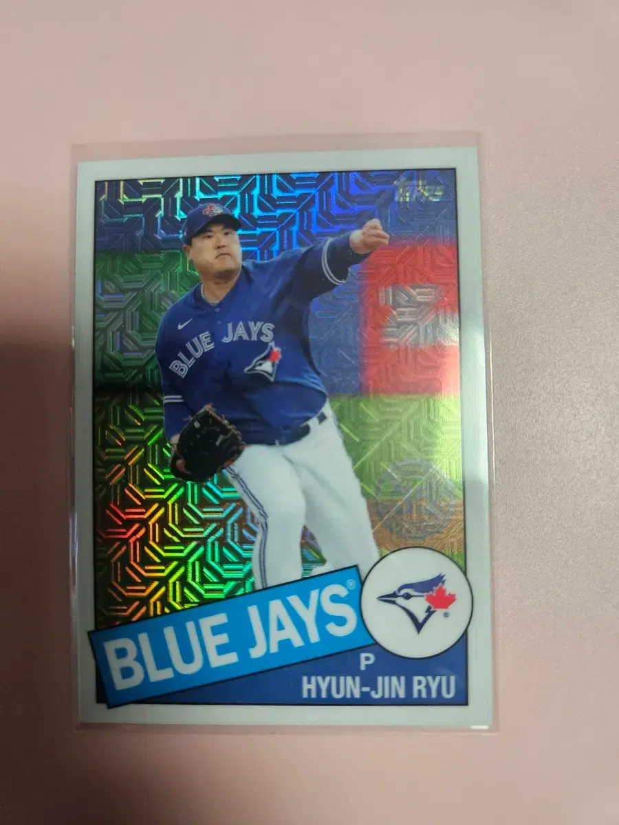 류현진 2020 Topps 화이트 모조 리플렉터