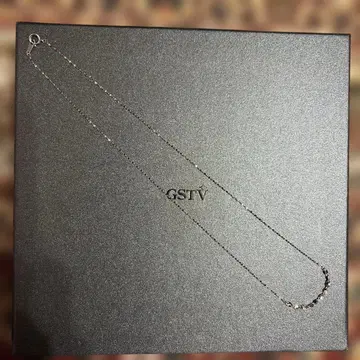 알뜰 GSTV 순 플라티나 페탈 체인 목걸이