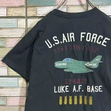휴스턴 반팔 T셔츠 USAF F-84F 자수 디자인