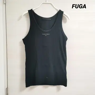 FUGA 후가 탱크탑 슬리브리스 블랙