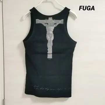FUGA 후가 탱크탑 슬리브리스 블랙
