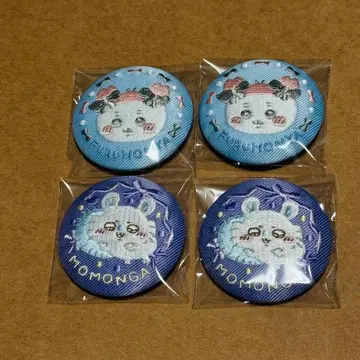 치이카와 자수 캔뱃지 모몽가 & 헌책방 4개