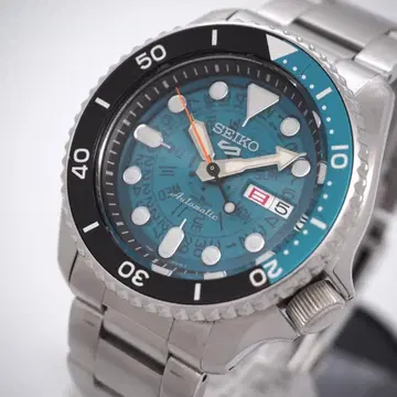 108 작동 SEIKO 시계 세이코 파이브 남성용 스켈레톤 자동 와인딩