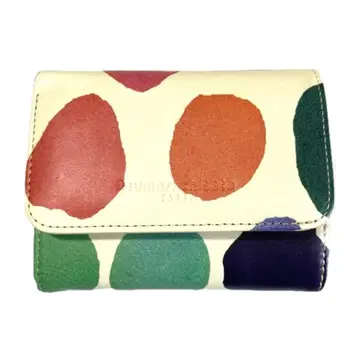 [TSUMORI CHISATO] 컬러풀 줌 도트 2단 접이식 지갑