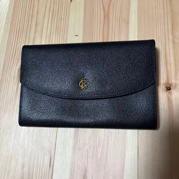 SONIA RYKIEL 블랙 가죽 장지갑