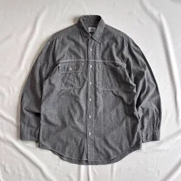 90s Calvin Klein 비대칭 포켓 셔츠