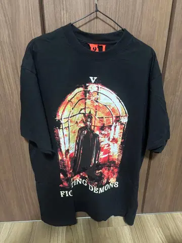 Juice Wrld x Vlone Demon 반팔 셔츠 XL