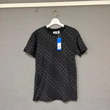 택 포함 새상품 adidas 아디다스 반팔 T셔츠 블랙 S 자수