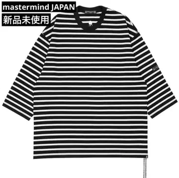 새상품 mastermind JAPAN 마스터마인드 보더 티셔츠 L