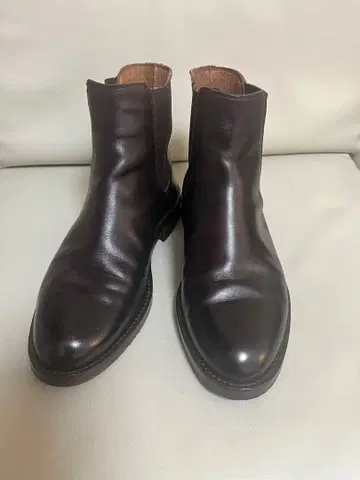 다크 브라운 사이드 고어 부츠