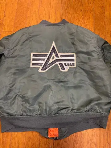 레어 사이즈 ALPHA INDUSTRIES MA-1 플라이트 자켓 XL