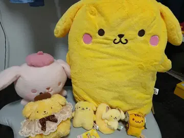 산리오 나란히도 미 프렌즈 마스코트 폼폼푸딩 봉제 인형 모음