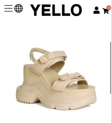 yello 샌들 CREMA DOUBLE SNEAKER SANDALS