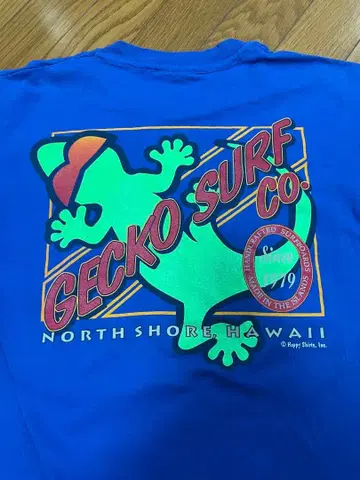 80s 90s 올드 서프 GECKO SURF CO. 티셔츠