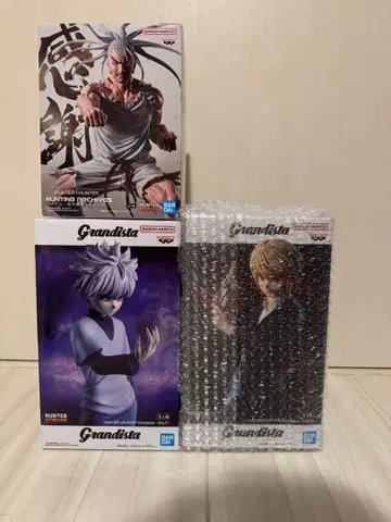 HUNTER x HUNTER 프라이스 피규어 3체 세트 미개봉 새상품