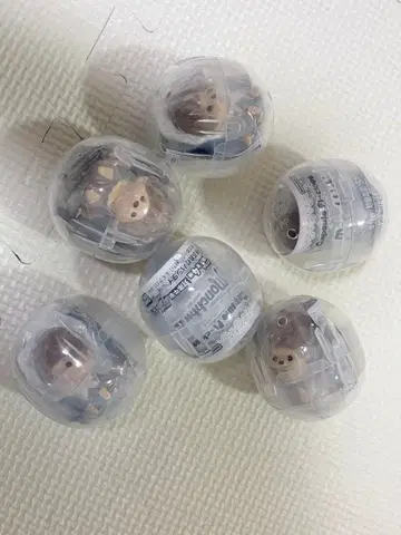 몬치치 3마리 베이비치치 3마리 가챠가챠 피규어