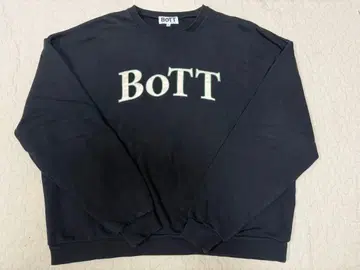 BOTT 블랙 맨투맨 XXL