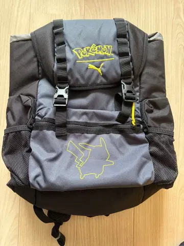 포켓몬 pokemon x Puma 블랙 백팩