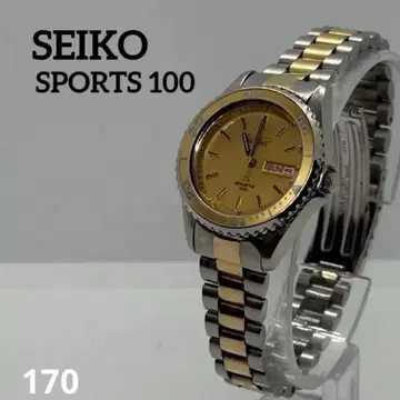 [ 레트로 작동품 ] SEIKO 세이코 쿼츠 SPORTS 100 손목시계