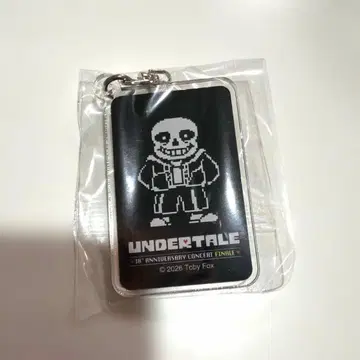 UNDERTALE 샌즈 회장 한정판 가챠가챠 아크릴 키링