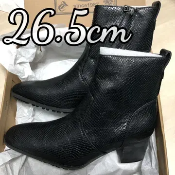 배송비 포함 새상품 26.5cm yosuke 힐업 부츠 블랙 스네이크