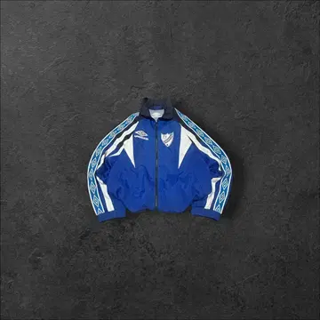 00s 엄브로 나일론 자켓 XL 파랑 화이트 오버 사이즈 박스