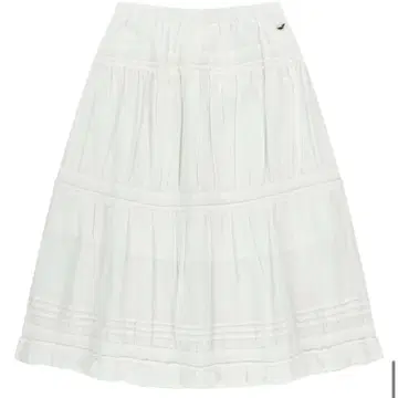 코이세이오(COYSEIO) SHIRRING MIDI SKIRT WHITE | 브랜드 중고거래