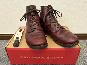 RED WING 플랫 박스 9062 6.5D 블랙 체리
