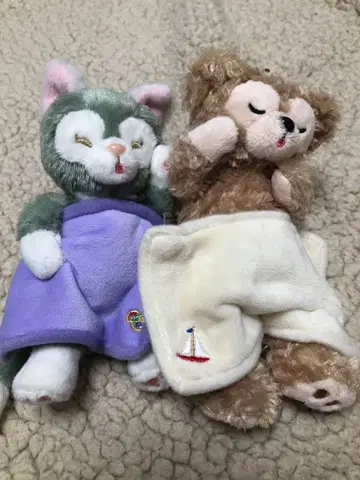 홍콩 디즈니랜드 더피 젤라토니 봉제 인형 키체인
