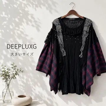 G 새상품급 빅 사이즈 DEEPLUXG 돌먼 스타일 튜닉 지뢰계